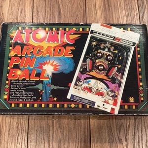 Vintage Tomy Atomic Arcade Pinball Game